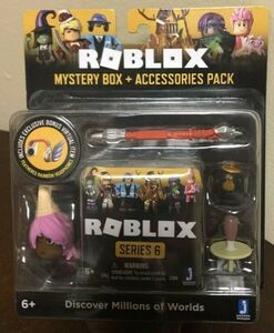 Roblox Mystery Box + Accessories Pack Series 6 Exclusive Bonus Virtual Item New